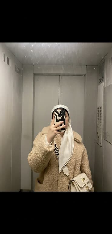 Шубка Teddy - Цвет: бежевый (карамельный) - Фасон: прямой