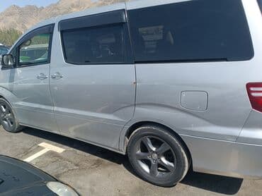 купить альфард в бишкеке: Серебристый минивэн Toyota Alphard с тонированными задними стеклами и — 8