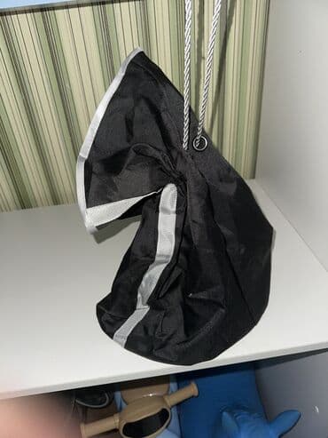 дождевик на коляску универсальный: Коляска, цвет - Серебристый, Б/у — 10