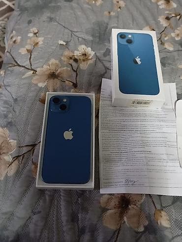 samsung note 9s: IPhone 13, Синий, Коробка, 75 % — 1