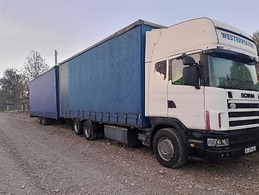 Тягач, Scania, 2001 г., Тентованный