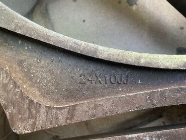 покрышки r19: Дисктер R 24 Комплект, тешиктери - 6, Колдонулган — 5