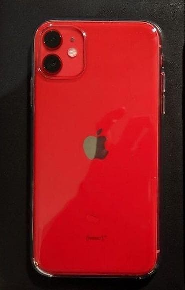 IPhone 11, Новый, 64 ГБ, Красный, Коробка, 75 %