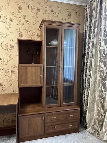 гкафы: Стенка-шкаф, Тип стенки-шкафа: Горка, Для зала, Особенности: С отделением под телевизор — 1