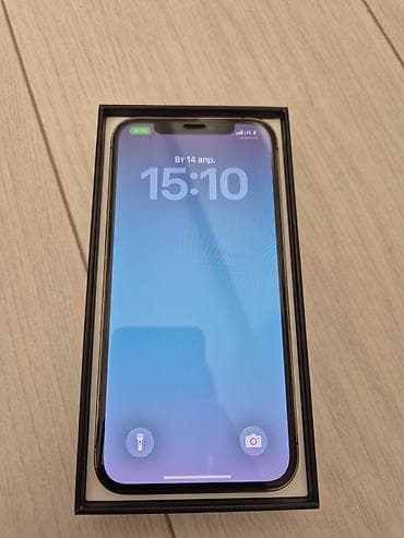 Уюлдук телефондор жана аксессуарлар: IPhone 12 Pro, Колдонулган, 128 ГБ, Графит, Коргоочу айнек, Каптама, Куту, 85 % — 4