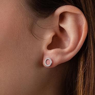 Серьги: Серьги, Женские, Вставка: Камни Сваровски, Новый — 6