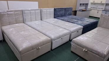 2 х этажная кровать: Односпальная кровать, Новый, С мягкой обивкой, длина - 2 см — 8