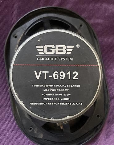 сабвуфер swat: Автомузыкальный комплект 1) Коаксиальные овальные акустические — 3