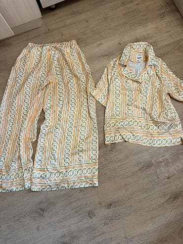джуси кутюр: Костюм Claudie Pierlot (Paris) – рубашка + свободные брюки — 1
