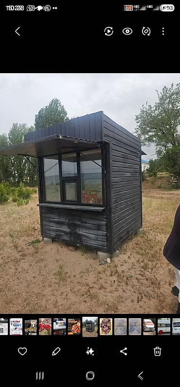 Мобильный киоск/павильон с панорамным окном и откидным козырьком — 4