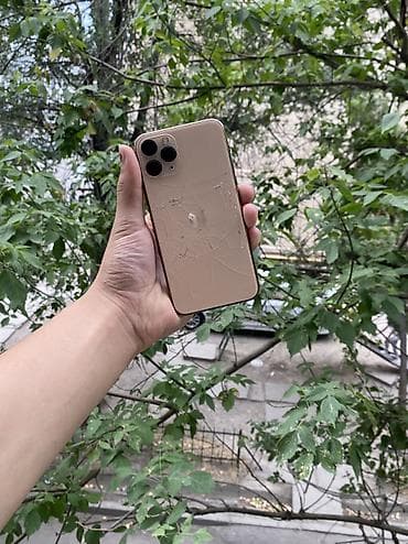 IPhone 11 Pro, Б/у, 64 ГБ, White Titanium, Чехол, 73 % — 1