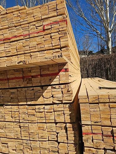 лага: Доски, Обрезные, Для строительства, Сосна — 1