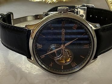 Классикалык сааттар саат, Seiko, Аллой, Жапония, Асыл нуска, Эркектердики, Колдонулган