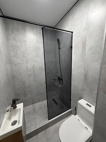 1 комната, Люкс, элитка, Ошский рынок / базар, Душевая кабина, Постельное белье, Кондиционер — 5