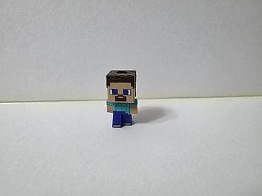 Фигурка персонажа из игры Minecraft — Стив (мини). - Компактная