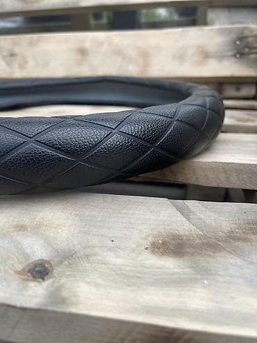 e star: Экокожа Чехол на руль, цвет - Черный — 2