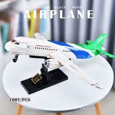 самолет игрушечный купить: ✈️ AIRPLANE — модель коммерческого самолёта Собери свой авиалайнер из — 4