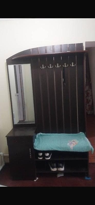 бу прихожки: Гарнитур для прихожей, Зеркало, ДСП, цвет - Коричневый — 2