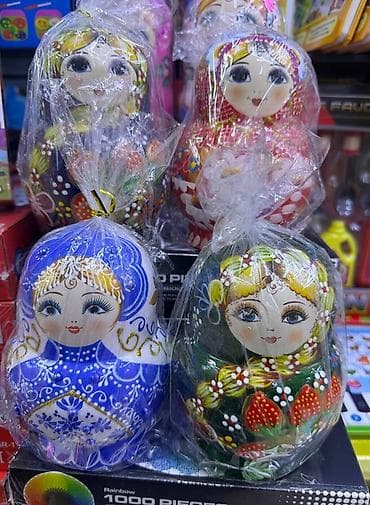 манты 10 с: Русские матрёшки, роспись вручную. - Классические деревянные куклы с — 1