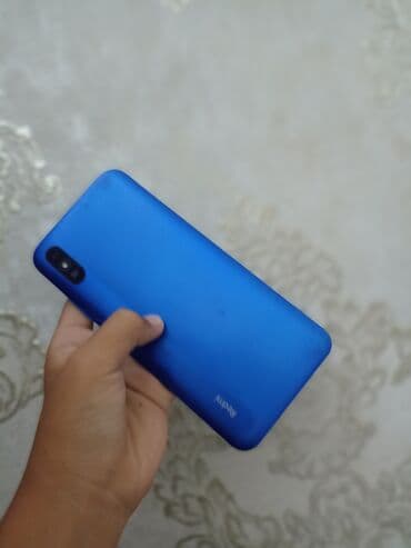 ноутбук 4080: Redmi, Redmi 9A, Б/у, 32 ГБ, цвет - Голубой, 2 SIM — 1
