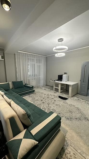 Кыймылсыз мүлк: 2 бөлмө, 78 м², Жал мкр (а.и. Жогорку, Ортоңку, Төмөнкү) Элитка, 2 кабат, Евро оңдоо — 6
