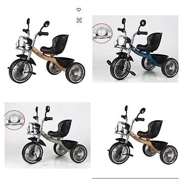 Балдар электр унаалары: Балдар үчүн велосипед, 3 дөңгөлөктүү, 1 - 3 жаш, Кыз үчүн, Жаңы — 3