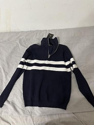 Личные вещи: Мужской свитер, M, Massimo Dutti, Новый, цвет - Синий, Самовывоз, Платная доставка — 3