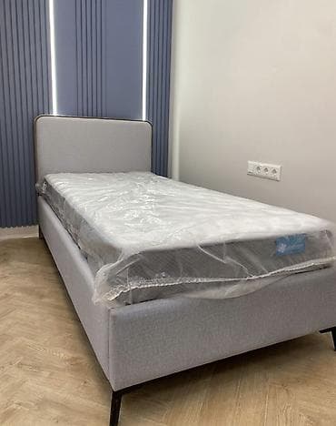 Бир кишилик керебет, Жумшак башы менен, узуну - 200 см