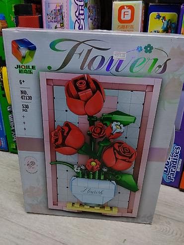 лего цветы: Набор конструктора JIQILE “Flowers” (модель №47130) - Тематика — 1