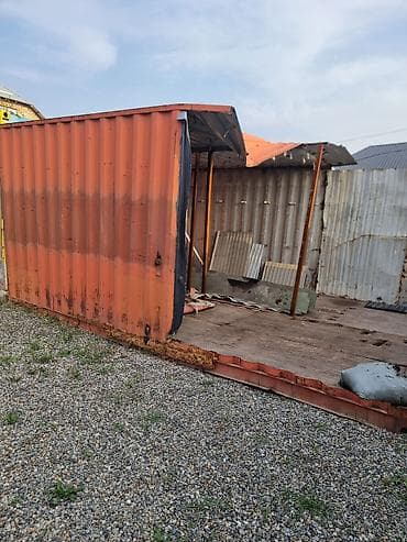 коробка для фруктов: Металлический контейнер-разборная бытовка из гофролиста/секции старого — 1