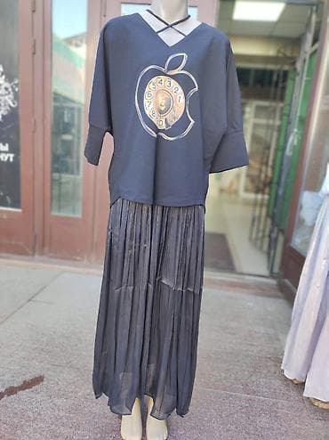 плисе: Юбка, Модель юбки: Плиссе, Макси, Шифон, По талии — 2