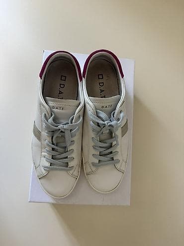 кеди: Кеды D.A.T.E. Hill Low Calf White-Fuxia Производство Италия — 3
