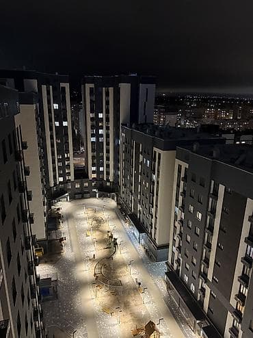 район кант: 1 комната, 42 м², Элитка, Тунгуч мкр Элитка, 13 этаж, Евроремонт — 10