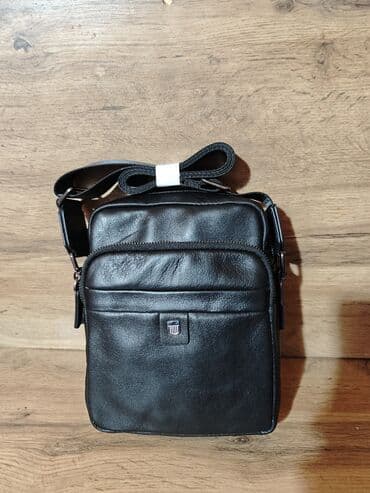 сумку кошелек на пояс: Барсетка, Материал: Натуральная кожа, Новый — 4