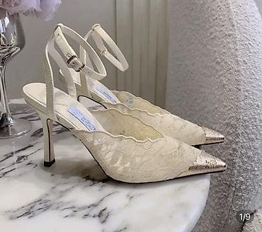 coco chanel: Туфли, 38, 38.5, 39, Jimmy Choo, Новый, цвет - Бежевый — 1