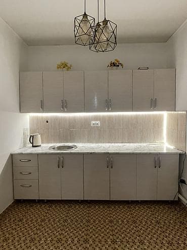 угловой кухонный стол: Кухонный гарнитур, цвет - Бежевый — 2