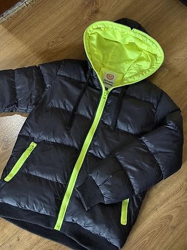 пуховая: Пуховик, Короткая модель, Германия, С капюшоном, M — 2