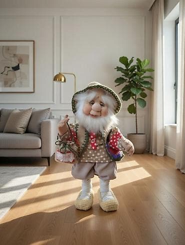 зо: Домовой дедушка — интерьерная игрушка ручной работы Уникальная — 2