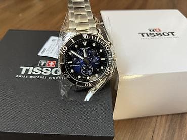 Спортивные часы часы, Tissot, Таймер и секундомер, Водонепроницаемые, Мужские, Новый