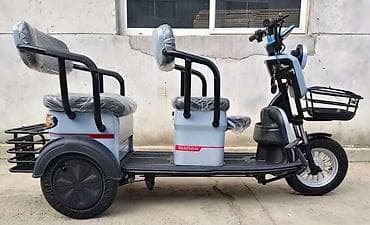 трёхколёсный электро: Электрический трёхколёсный скутер-пассажирский (2+1 места) - — 3