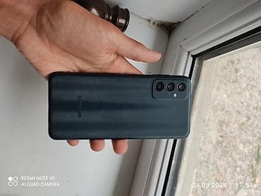микрофон fifine: Samsung Galaxy F14, Б/у, 128 ГБ, цвет - Зеленый, 2 SIM — 1