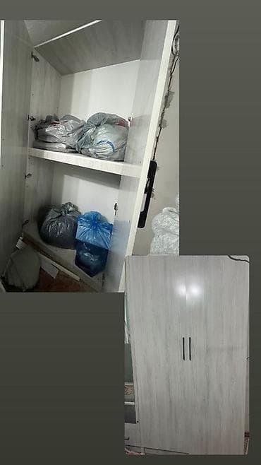 шкаф с тумбой: Шифоньер, шкаф для одежды, Прямой, ЛДСП — 1