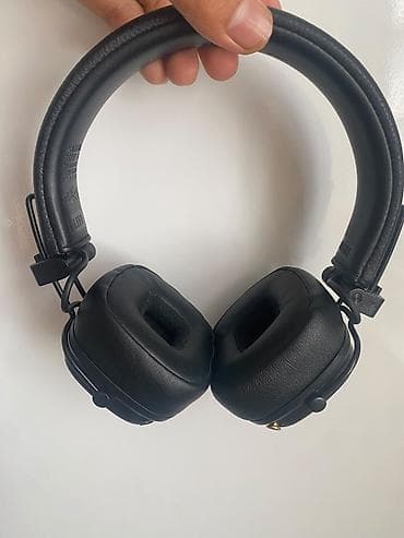пк цены: Беспроводные накладные наушники, Marshall, Б/у — 3