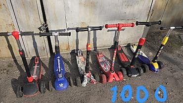 самакат детски: Детский самокат, Трёхколёсный, Б/у — 1