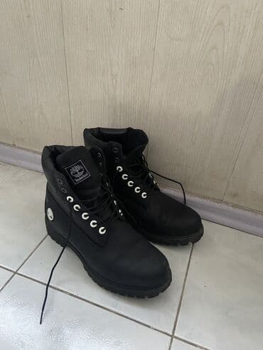 Ботинки: Мужские ботинки, 43, Timberland, Б/у, цвет - Черный, Платная доставка, Самовывоз — 2