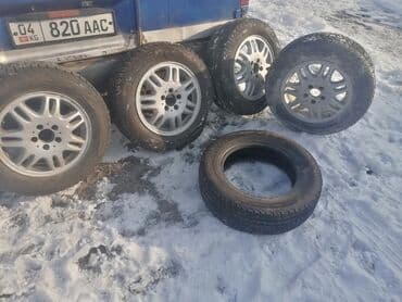 машины на заказ из кореи: Литые Диски R 16 Mercedes-Benz, Комплект, отверстий - 4, Б/у — 2