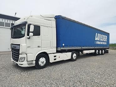 howo в кредит: Тягач, DAF, 2014 г., Тентованный — 3