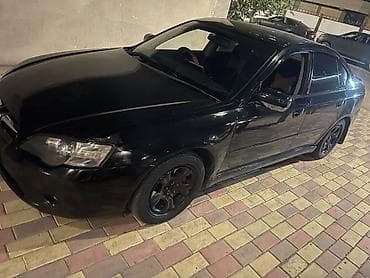 Срочно здаю в аренду Субару легаси 2004 автомат обьем 2.0 черный — 1
