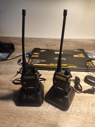 Аудиотехника: Рации Baofeng UV-5R — комплект из двух портативных двухдиапазонных — 1