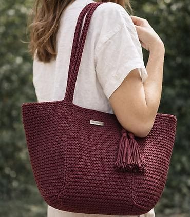 poco watch: Сумка ручная работа из хлопкового шнура — 7